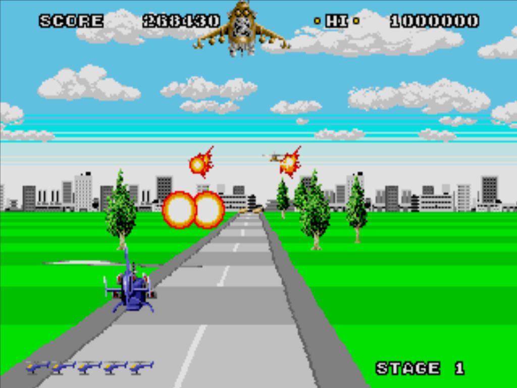 Super Thunder Blade screenshot 5 for Sega Mega Drive